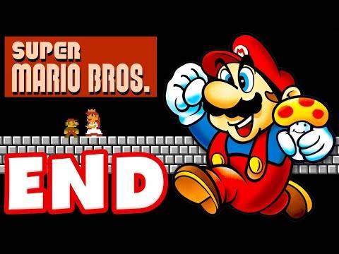 Super Mario Bros. – Gameplay Walkthrough Part 8 – World 8! ENDING! (NES)