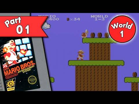 Super Mario Bros. (NES) walkthrough (w/ commentary) Part 1 – World 1