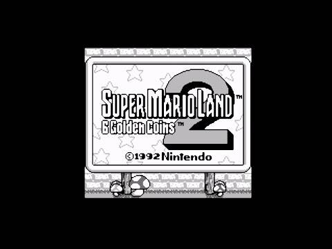 Super Mario Land 2: 6 Golden Coins 1992 – Tree Zone Stage 2 Gameplay Walkthrough (HQ4x Shader)