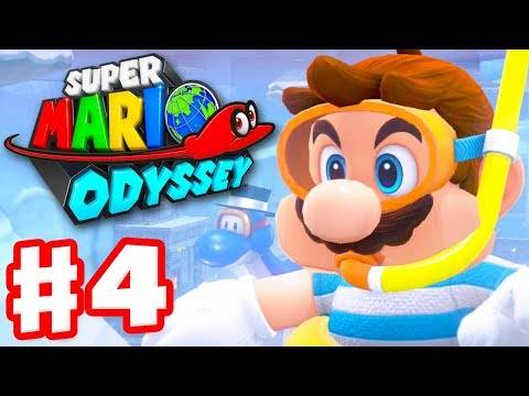 Super Mario Odyssey – Gameplay Walkthrough Part 4 – Lake Kingdom! (Nintendo Switch)
