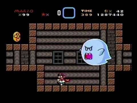 Super Mario World (SNES) Walkthrough: Part 26 (Forest Ghost House [Both Exits])