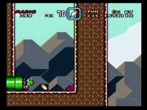 Super Mario World (SNES) Walkthrough: Part 35 (Chocolate Island 2 [Exits 2 & 3])