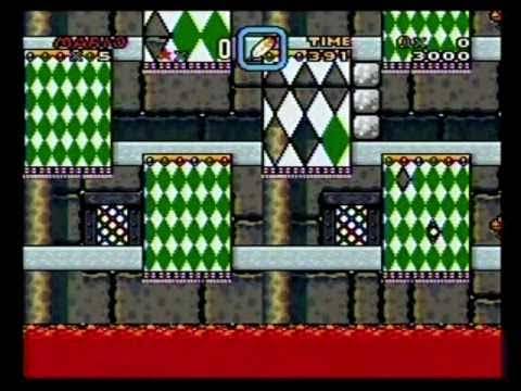 Super Mario World (SNES) Walkthrough: Part 61 (Front Door, Doors 3 & 8 [Bowser's Castle])