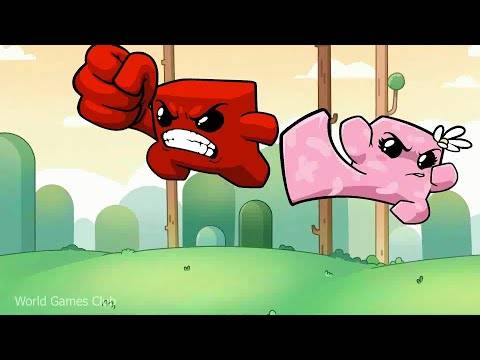 Super Meat Boy Forever – Walkthrough part 1 (ps4)