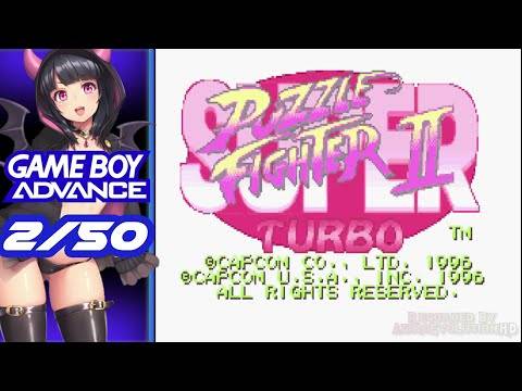 Super Puzzle Fighter II Turbo – 2003 – Walkthrough Gameplay – GameBoy Advance – Full Game – LongPlay