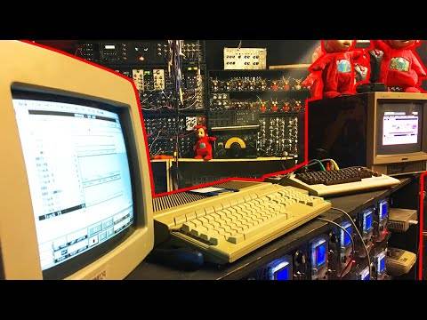 Syncing A COMMODORE 64 To a Bunch of ANALOG Synths With An ATARI 1040ST