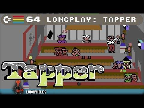 Tapper – C64 Longplay / Full Playthrough / Walkthrough (no commentary)