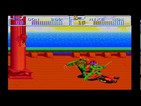 Teenage Mutant Ninja Turtles 4 Turtles in Time  Snes (Hard Mode) Walkthrough