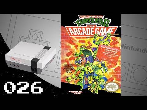 Teenage Mutant Ninja Turtles II: The Arcade Game [026] NES Longplay/Walkthrough (FULL GAME)