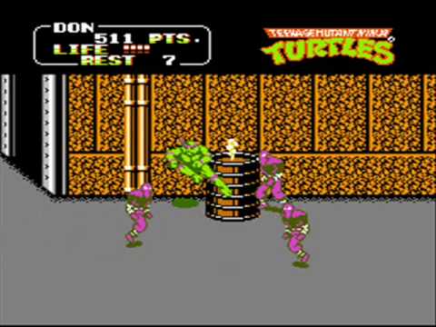 Teenage Mutant Ninja Turtles II – The Arcade Game for NES Video Walkthrough Part 5
