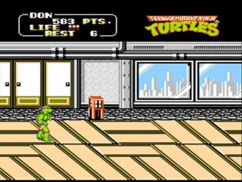 Teenage Mutant Ninja Turtles II – The Arcade Game for NES Video Walkthrough Part 6