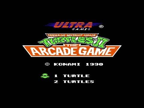 Teenage Mutant Ninja Turtles II: The Arcade Game. NES [No Death Walkthrough/Прохождение без смертей]