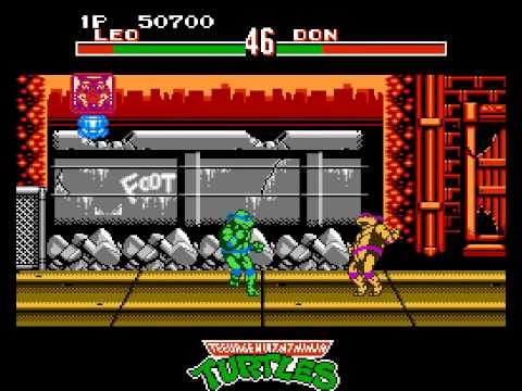 Teenage Mutant Ninja Turtles – Tournament Fighters Walkthrough NES HD 1080p