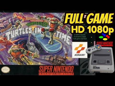 Teenage Mutant Ninja Turtles: Turtles in Time (SNES) Longplay/Walkthrough HD 1080p NO COMMENTARY