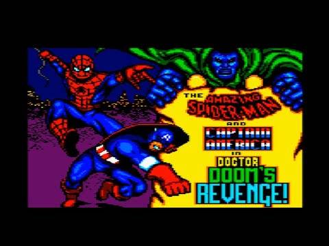 The Amazing Spider Man and Captain America in Dr  Doom's Revenge! (Amstrad CPC) [Full walkthrough]
