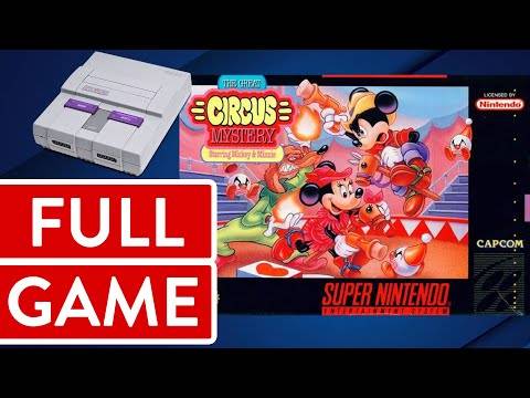 The Great Circus Mystery Starring Mickey & Minnie SNES FULL GAME Longplay Gameplay Walkthrough VGL