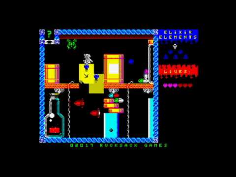 The Incredible Shrinking Professor 128k (2017) Walkthrough + Review, ZX Spectrum