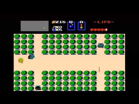 The Legend of Zelda (NES) Walkthrough (Part 1) – Level 1 "Eagle" Dungeon (Part 1 of 2)