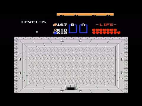 The Legend of Zelda (NES) Walkthrough (Part 10) – Level 8 "Lion" Dungeon