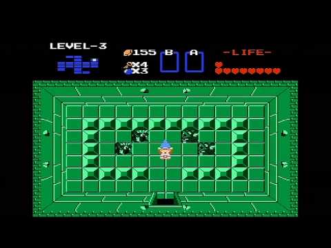 The Legend of Zelda (NES) Walkthrough (Part 4) – Level 3 "Manji" Dungeon