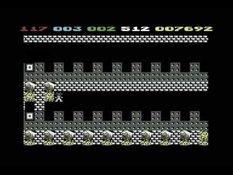 The Lost Caves 4 (C64) Walkthrough by Moon – Cave N (Teil 4/7) (Boulder Dash)