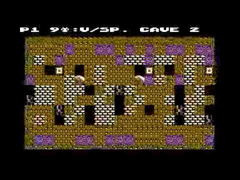 The Lost Caves 4 (C64) Walkthrough by Moon – Caves U-V (Teil 7/7) (Boulder Dash)