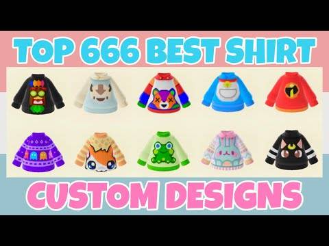 Top 666 Best Long Sleeves Shirt Custom Designs In Animal Crossing New Horizons (Design ID/QR Codes)