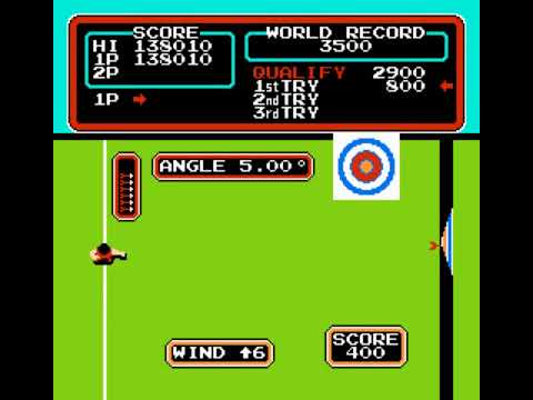 Track & Field (NES) – Walkthrough (1 PLAYER B)