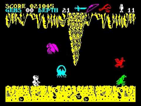 Underwurlde Walkthrough, ZX Spectrum