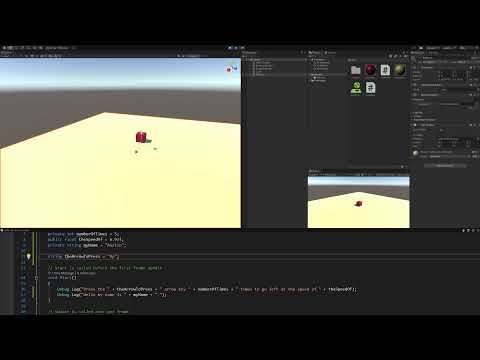 Unity Bootcamp (Day 1) – Learning GameDev/C# From Scratch!
