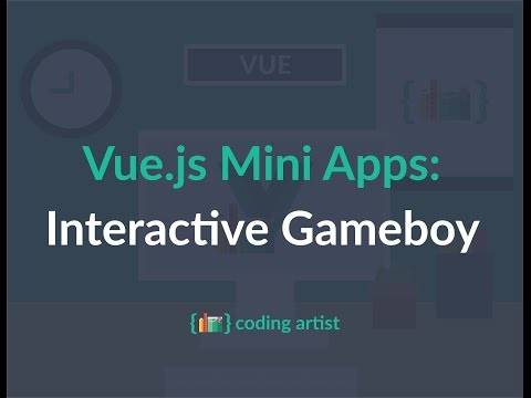 Vue.js Interactive Gameboy Walkthrough
