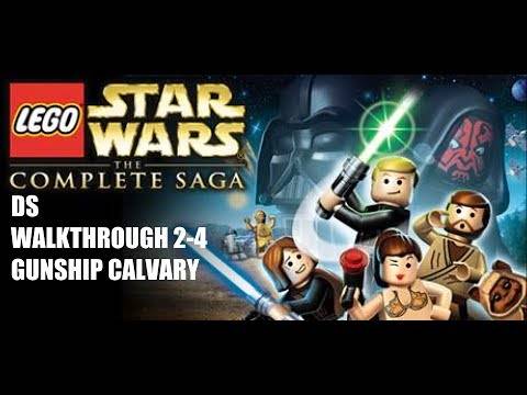 WALKTHROUGH: Lego Star Wars: The Complete Saga Nintendo DS E2 Level 4 Gunship Calvary
