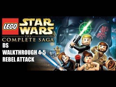 WALKTHROUGH: Lego Star Wars:The Complete Saga Nintendo DS E4 Level 5 Rebal Attack