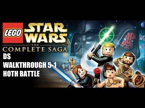 WALKTHROUGH: Lego Star Wars:The Complete Saga Nintendo DS E5 Level 1 Hoth Battle