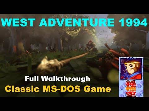 West Adventure 1994 Full Walkthrough (Panda Software classic MS-DOS game)