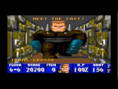 Wolfenstein 3D – SNES VERSION – 4 BOSSES + FINAL BATTLE + ENDING WALKTHROUGH