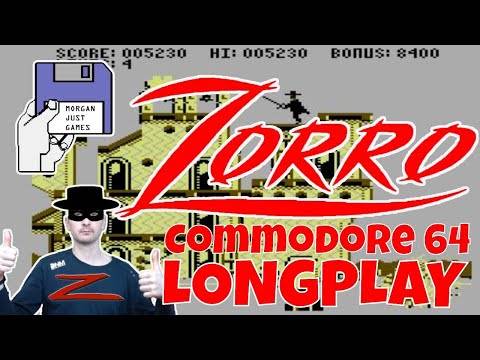 Zorro – Commodore 64 Longplay – Walkthrough – Playthrough With Commentary – Data Soft