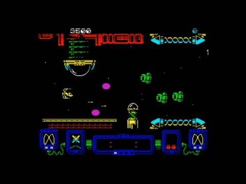Zynaps (1987) 128k AY music version Walkthrough + Review, ZX Spectrum